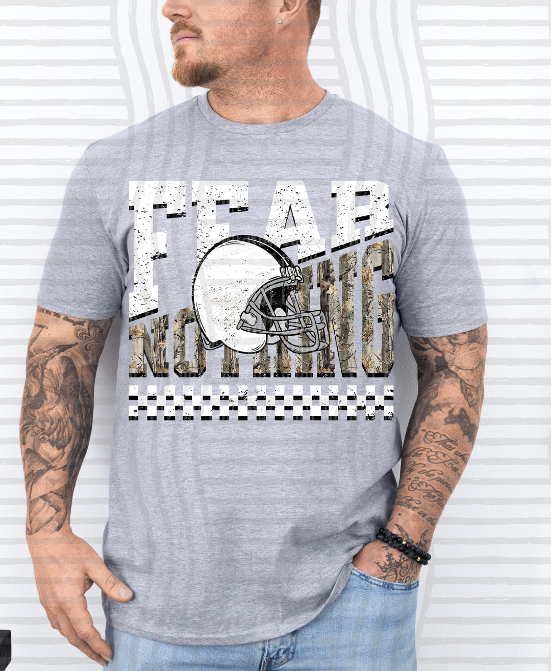 Fear Nothing White – Completed Tee
