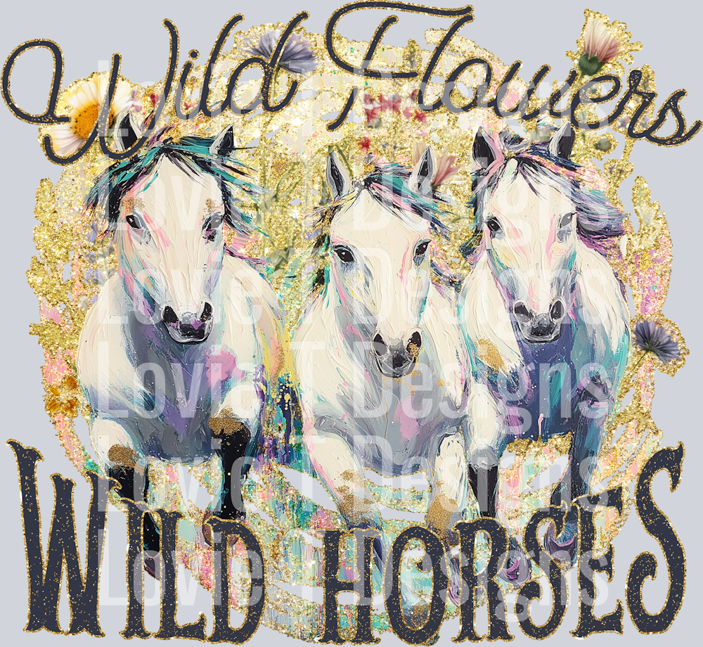 KayndiDesigns 05.24 Wild Flowers Wild Horses
