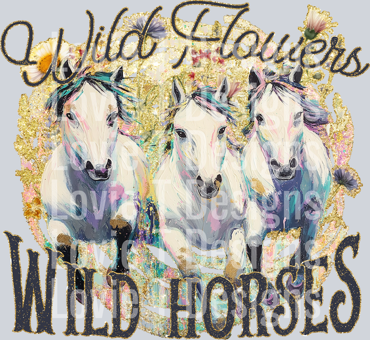 KayndiDesigns 05.24 Wild Flowers Wild Horses