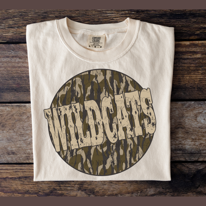 Wildcats Bottomland Camo – DTF Transfer