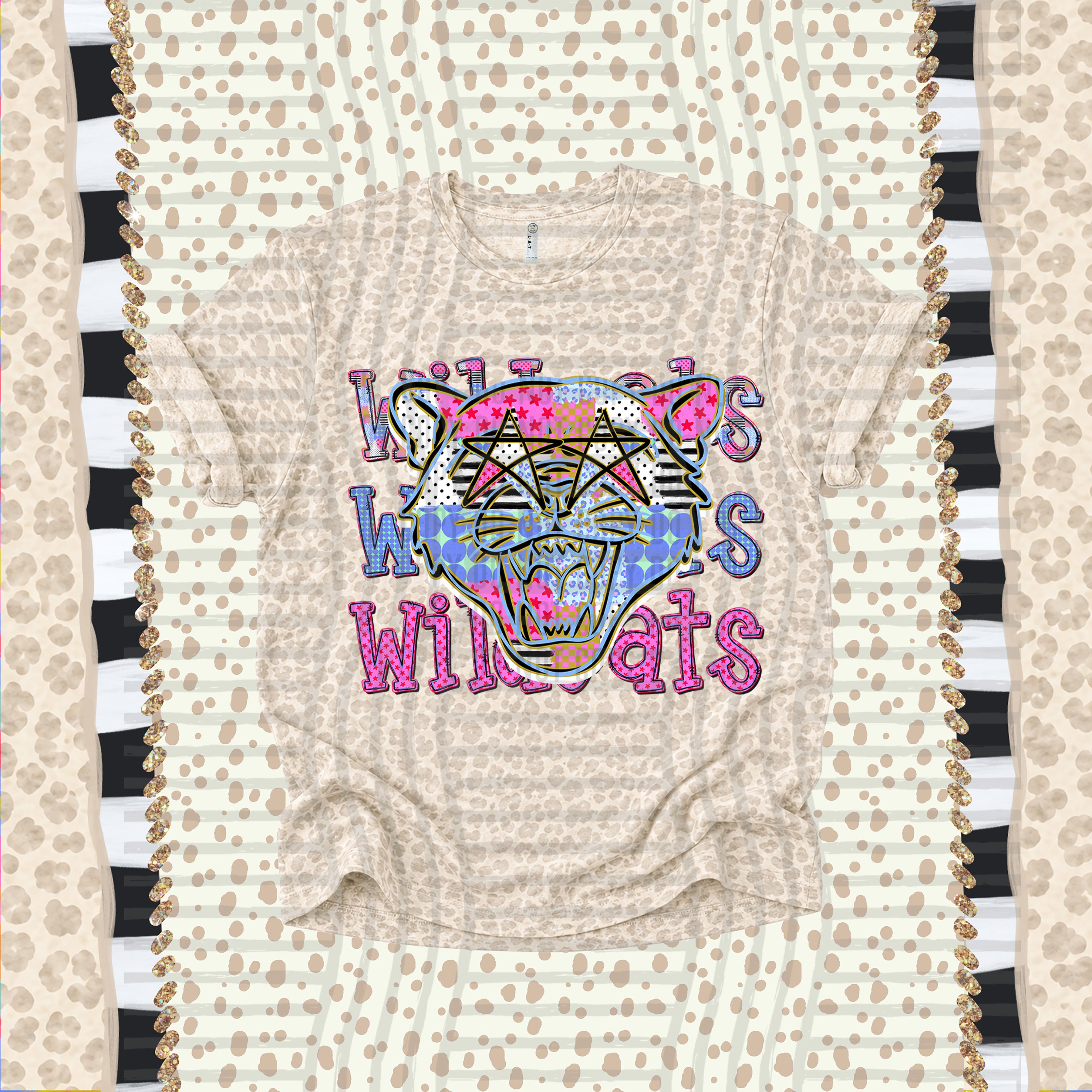Dolly Doodle Mascots Wildcats design