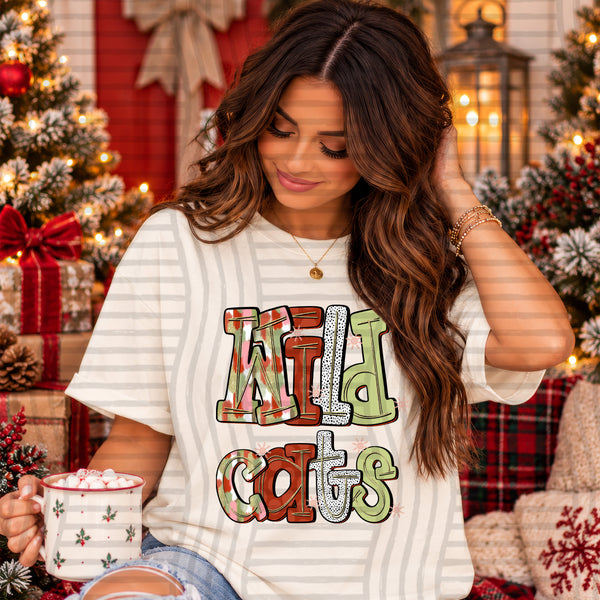 Merry Scribbles Mascots Wildcats design