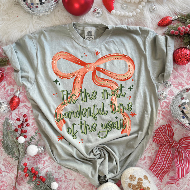 WONDERFUL TIME OF THE YEAR BOW mockup