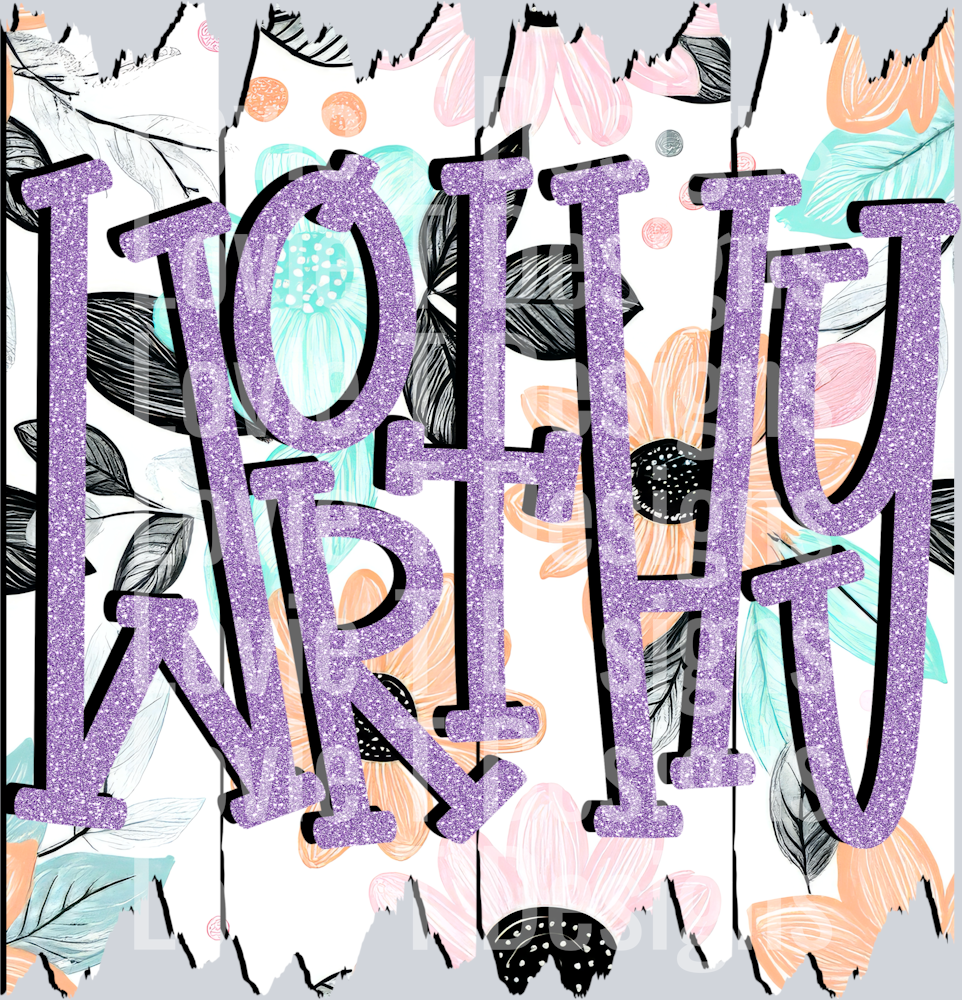 Worthy brush stroke floral