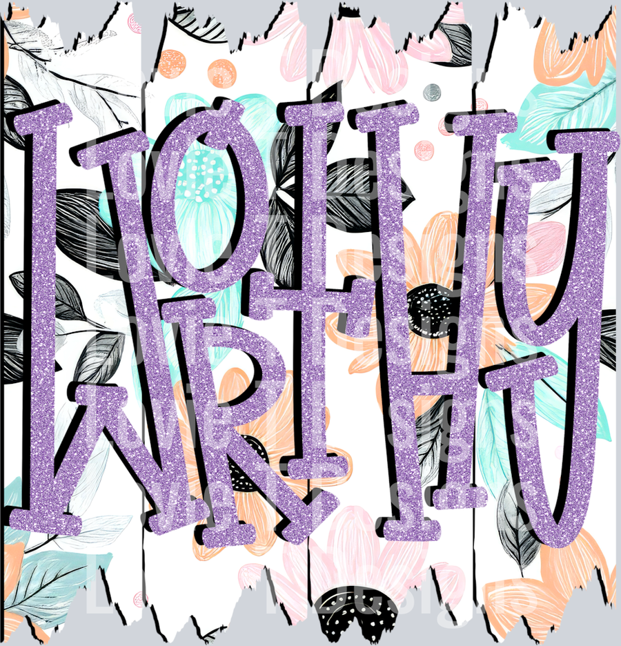 Worthy brush stroke floral