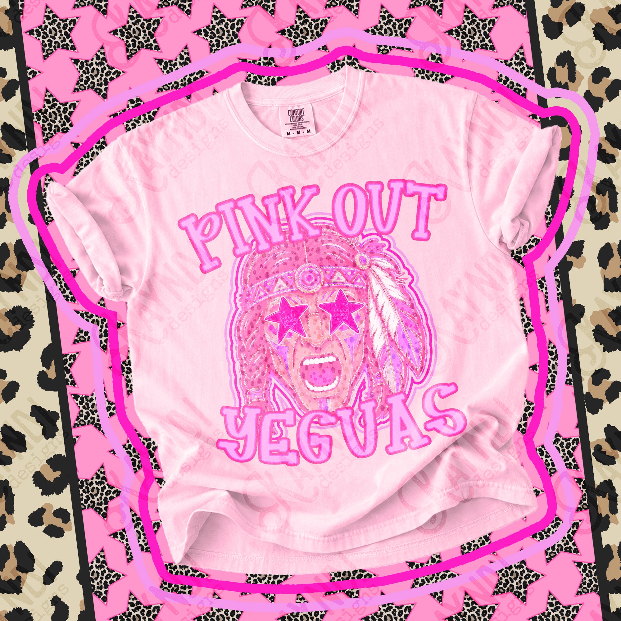 Pink Out Mascots Yeguas 3 mockup