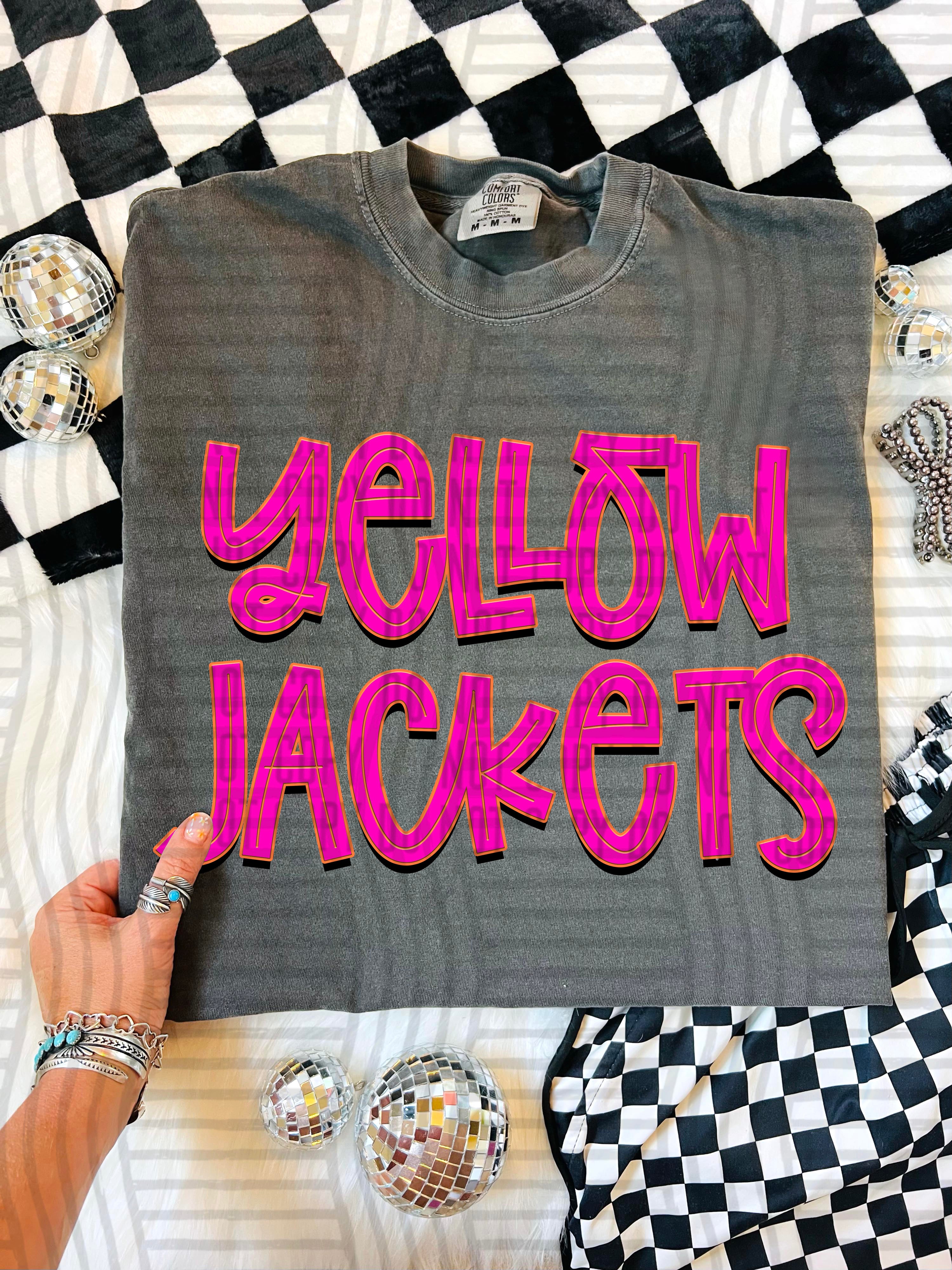 Pink Punch Yellow Jackets design