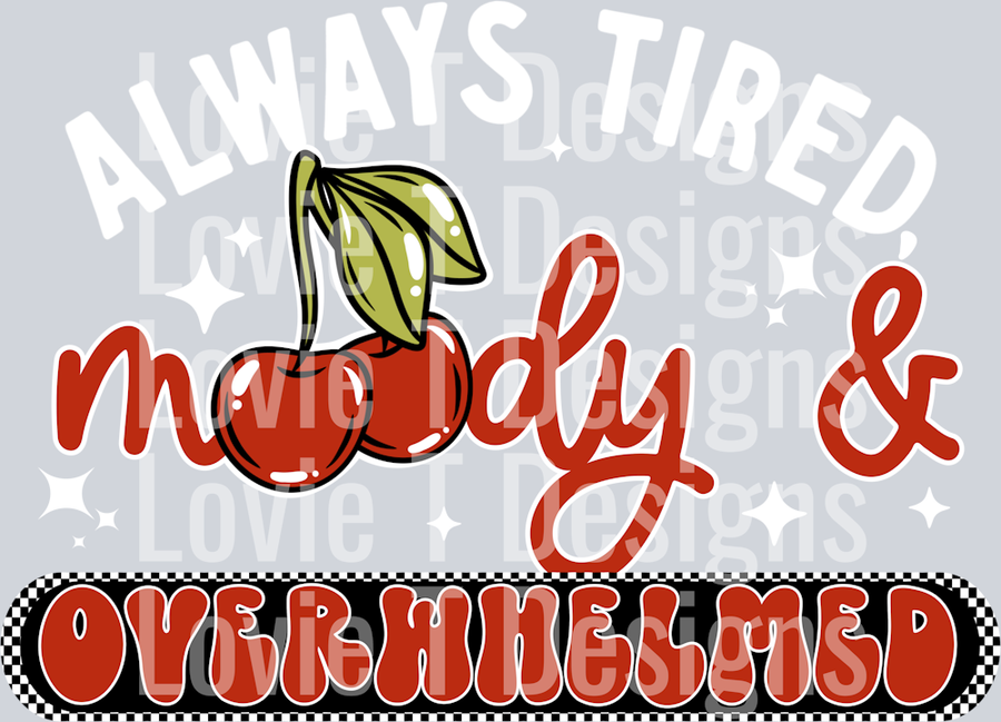 always moody white words