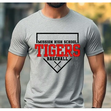 Baseball Diamond Team customizable DTF transfer
