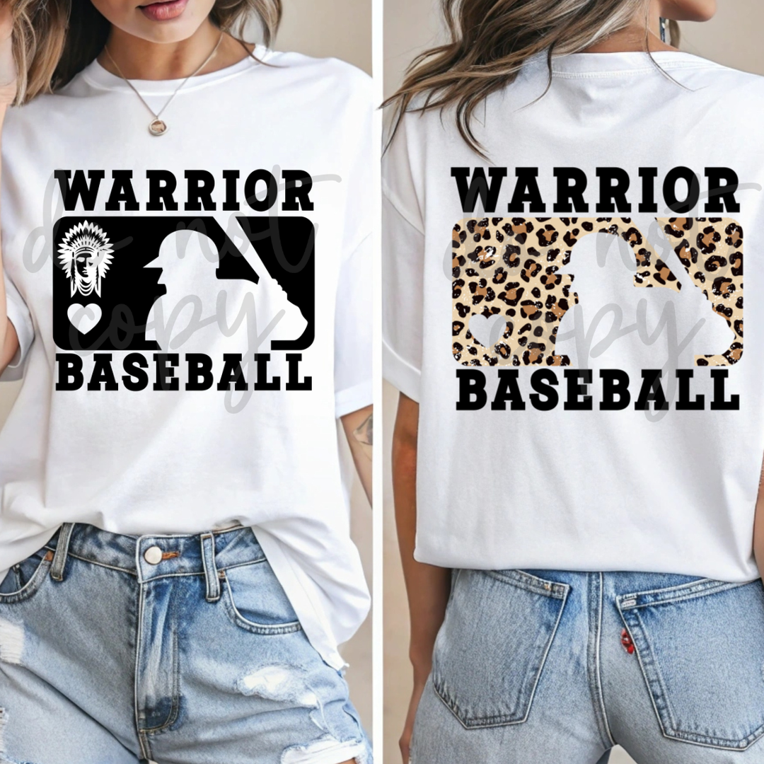 Baseball Silhouette customizable DTF transfer