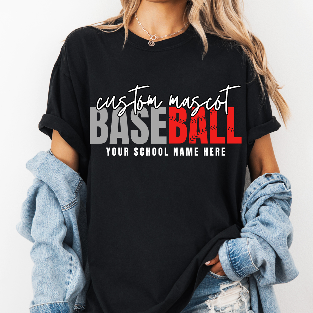 Baseball customizable DTF transfer