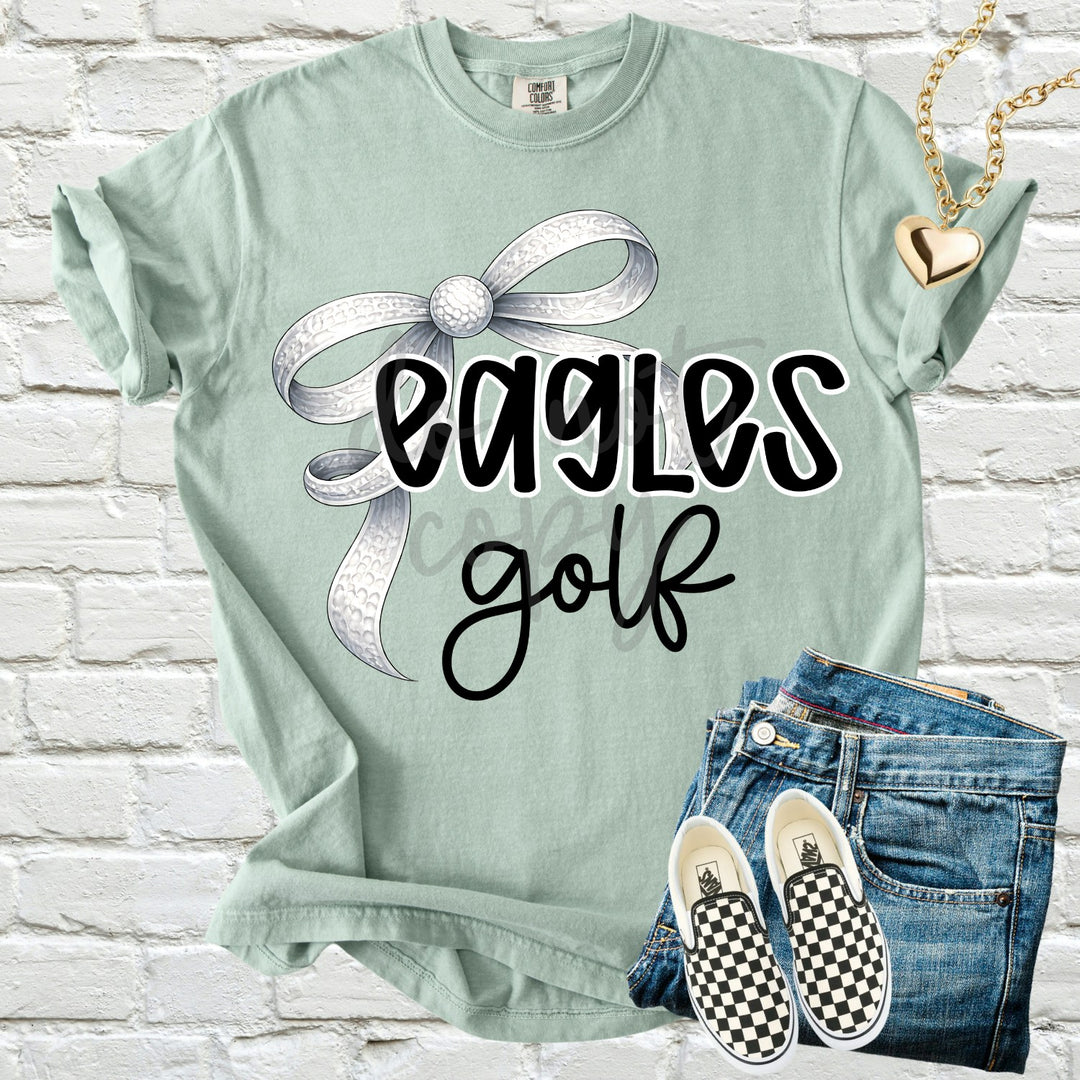 Thin Golf Bow customizable DTF transfer mockup