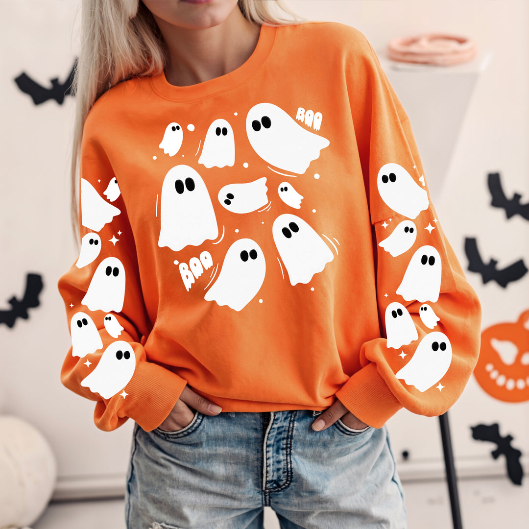 Boo (White & Black) DTF Transfer