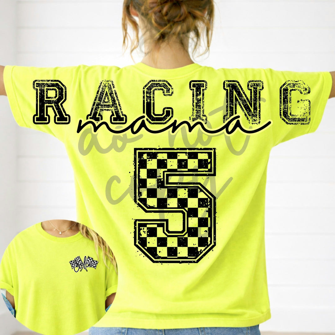 Racing Mama Long customizable DTF transfer