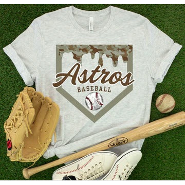 Camo Drip Baseball 2 customizable DTF transfer