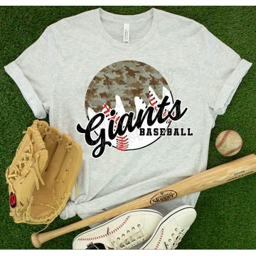 Camo Drip Baseball customizable DTF transfer