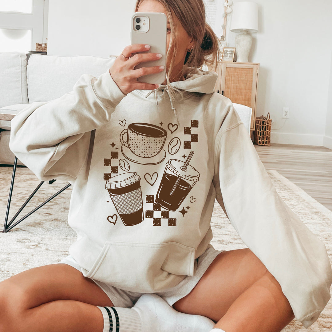 Coffee Gnomes (Brown) DTF Transfer