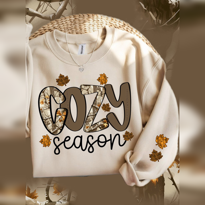 Cozy Season Camo – DTF Transfer – product image