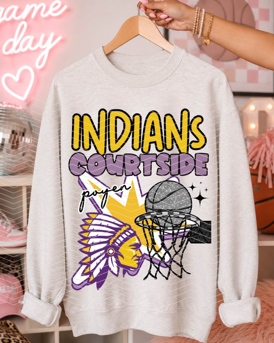 Custom Basketball DTF Transfer mockup