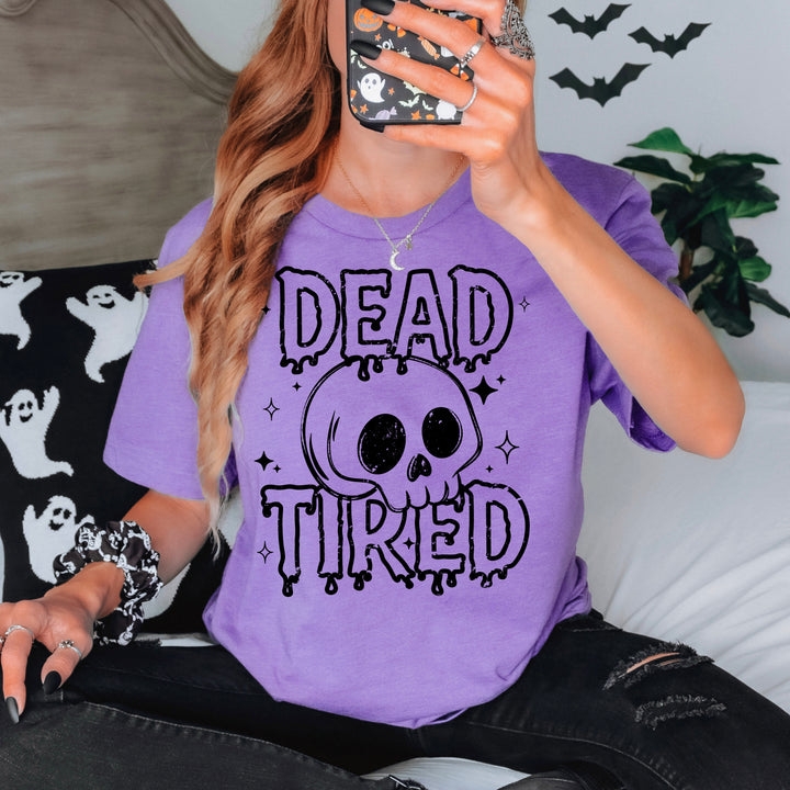 Dead Tired (Black) DTF Transfer