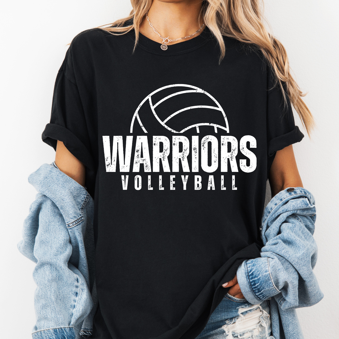 Distressed Volleyball customizable DTF transfer