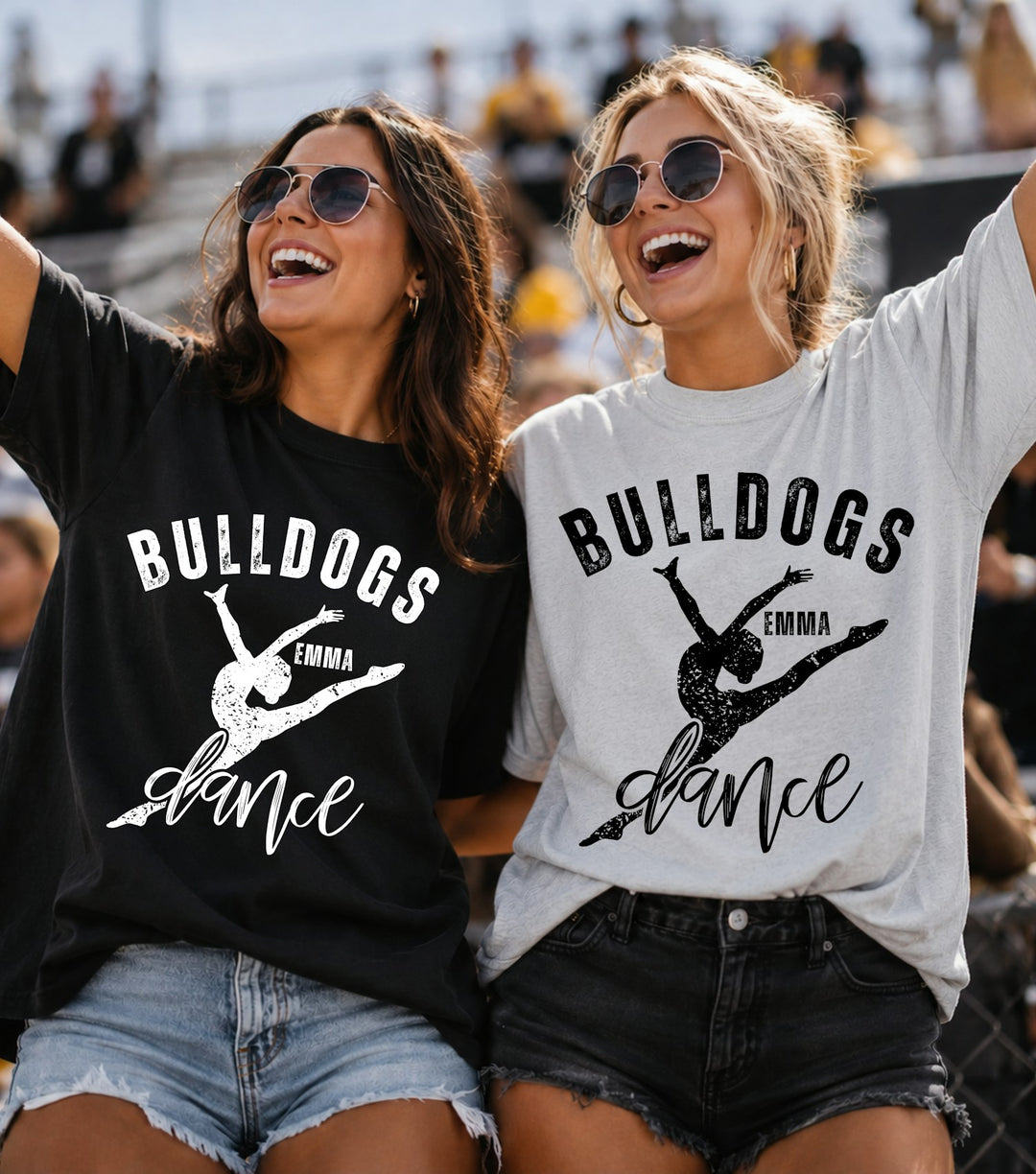 Distressed Dance customizable DTF transfer mockup
