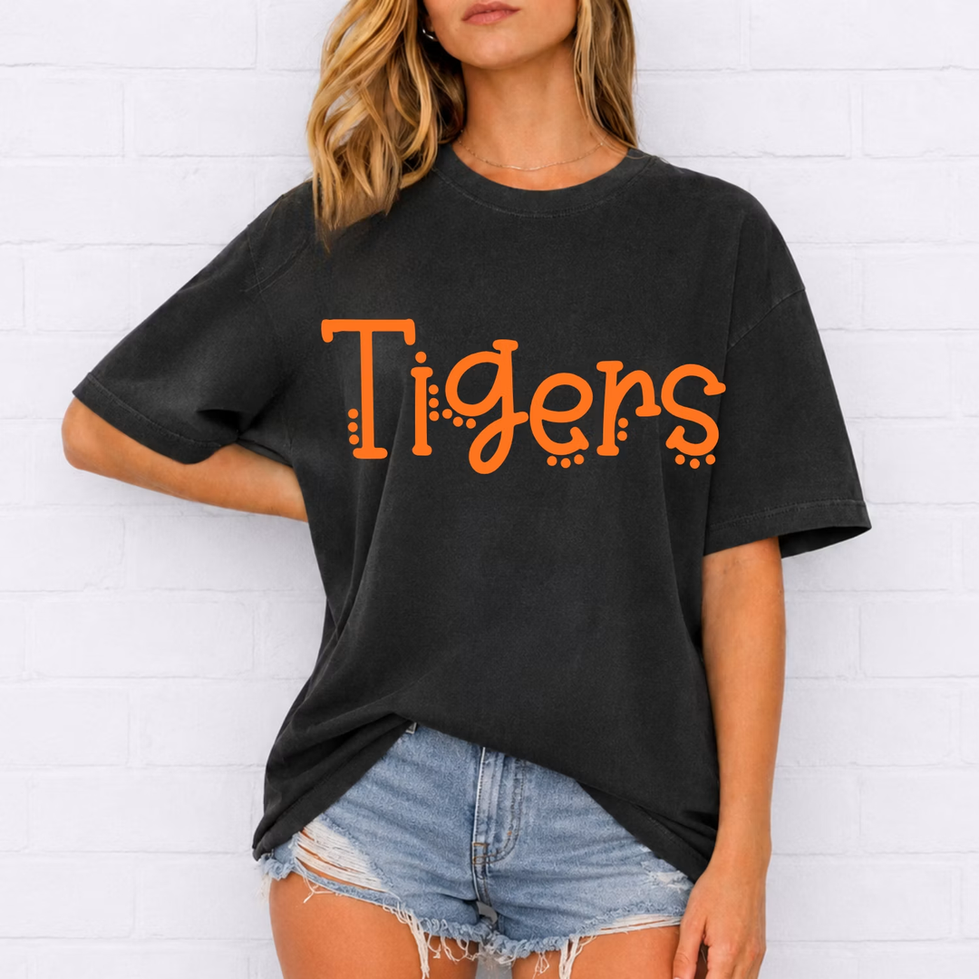 Doodle Dot Mascot Name customizable DTF transfer