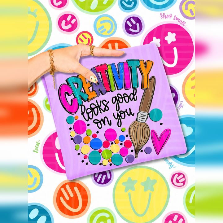 Dot Day – Creativity Looks Good on You DTF Transfer