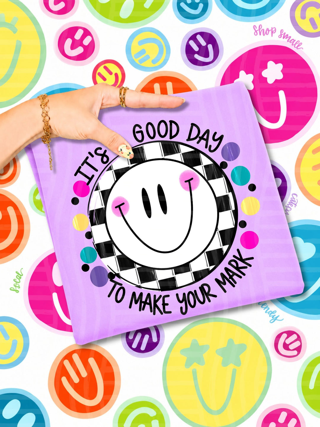 Dot Day It’s a Good Day to Make Your Mark DTF transfer design