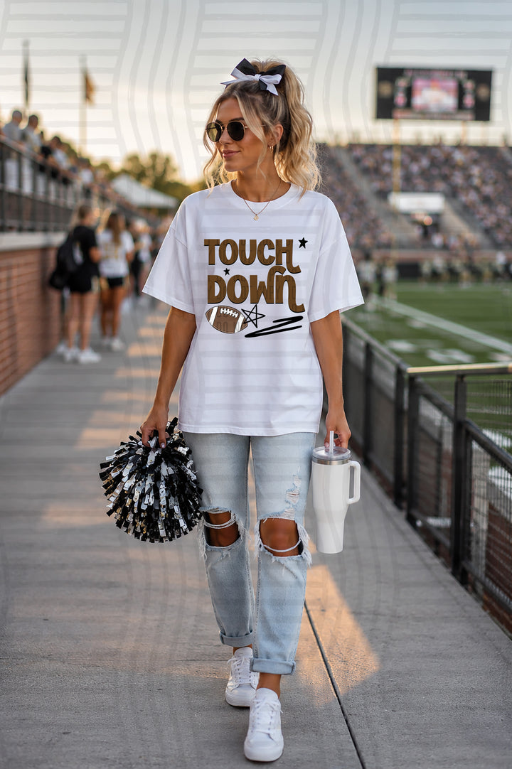 Touchdown DTF transfer in brown