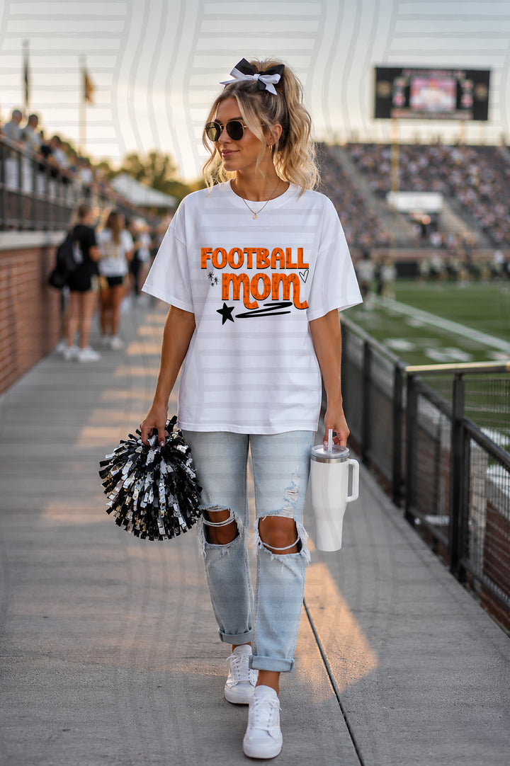 Football Mom DTF transfer in Orange