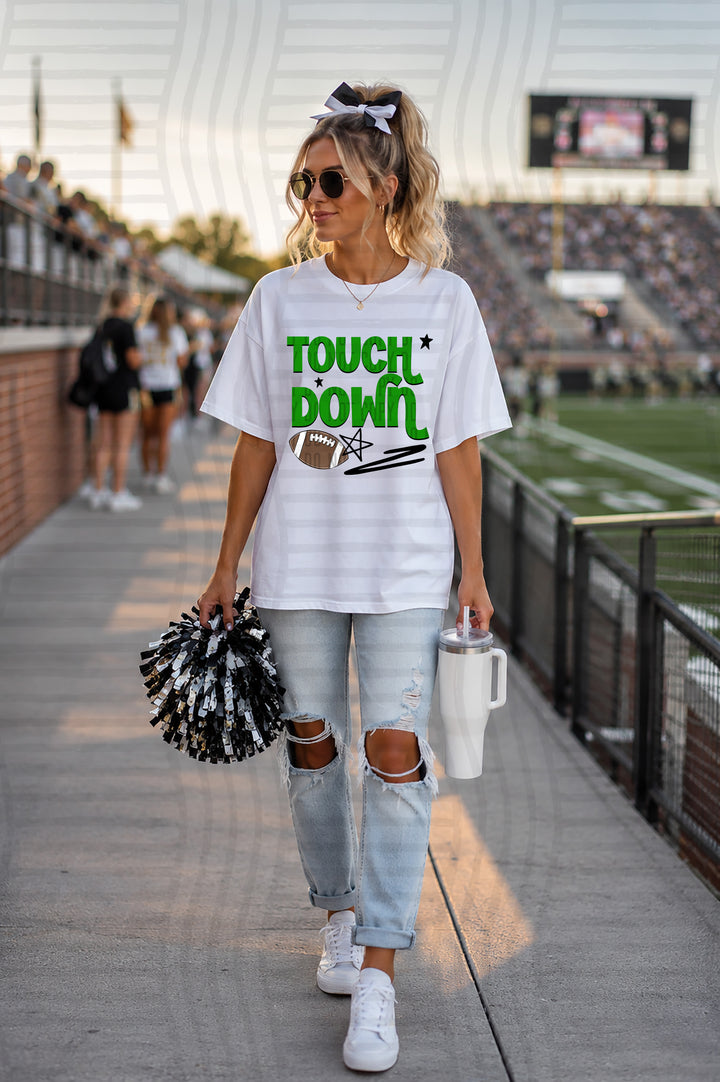 Touchdown DTF transfer in green