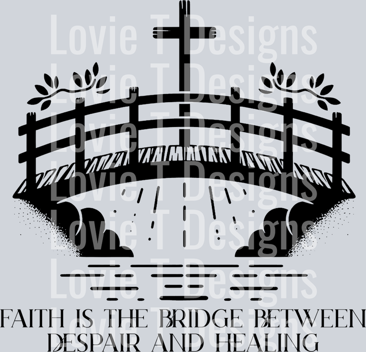 faith is the bridge - black