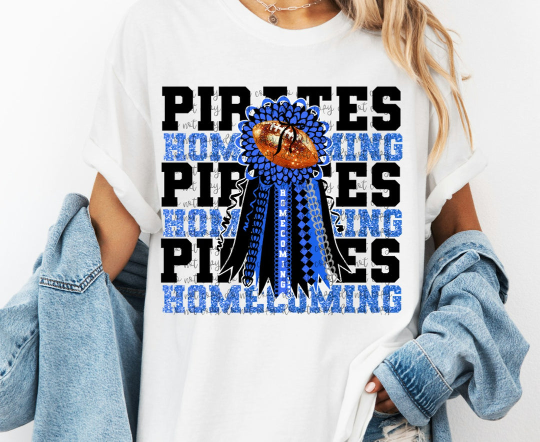 Stacked Homecoming Mum customizable DTF transfer mockup
