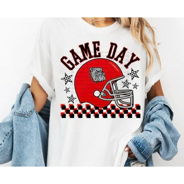 Game Day Football Helmet customizable DTF transfer
