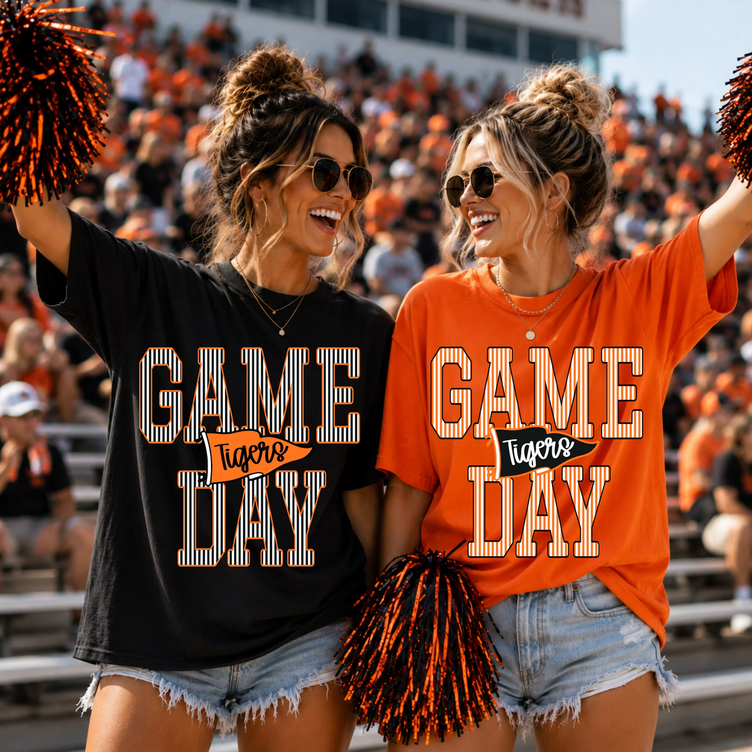 Game Day Pennant Mascot customizable DTF transfer