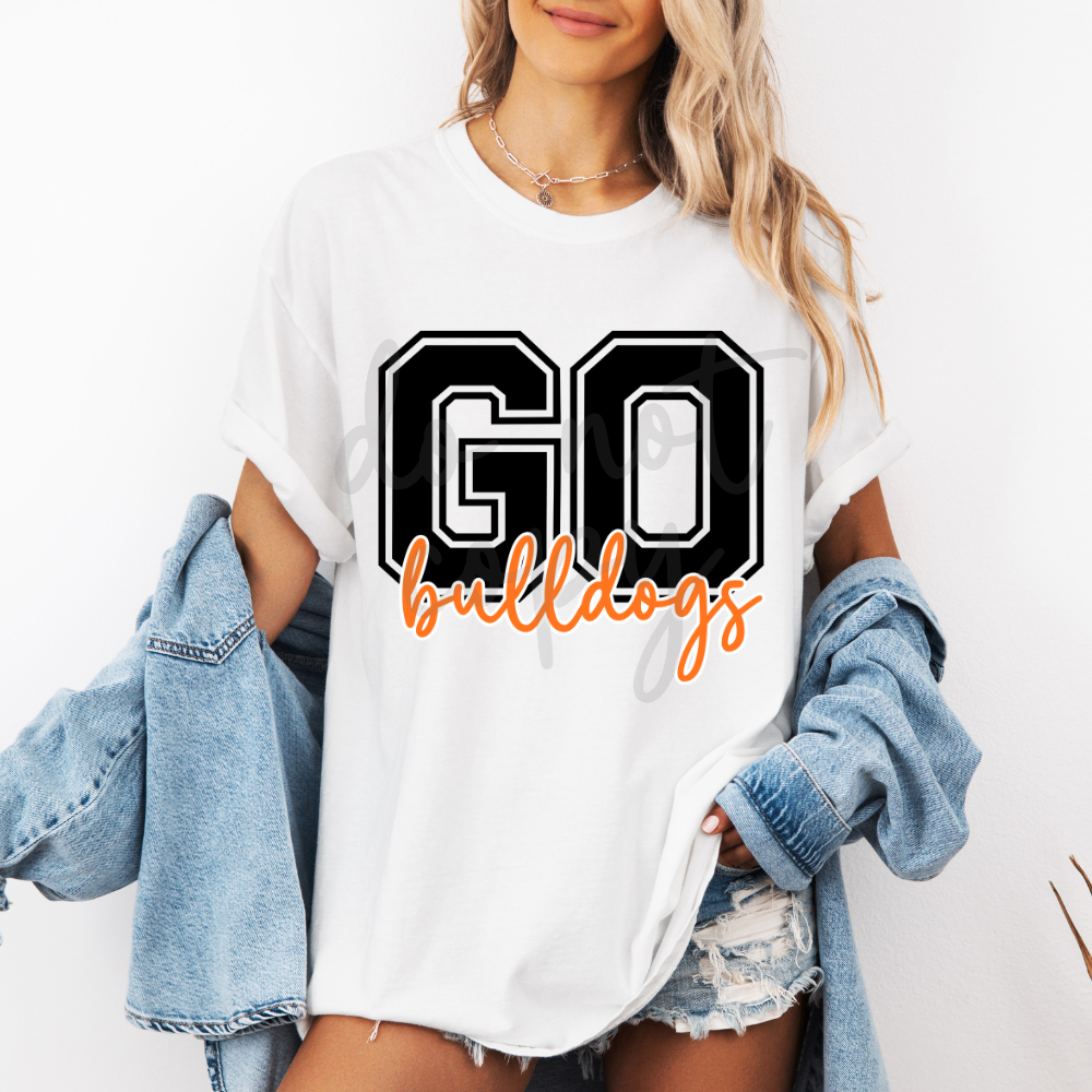 Go Mascot customizable DTF transfer