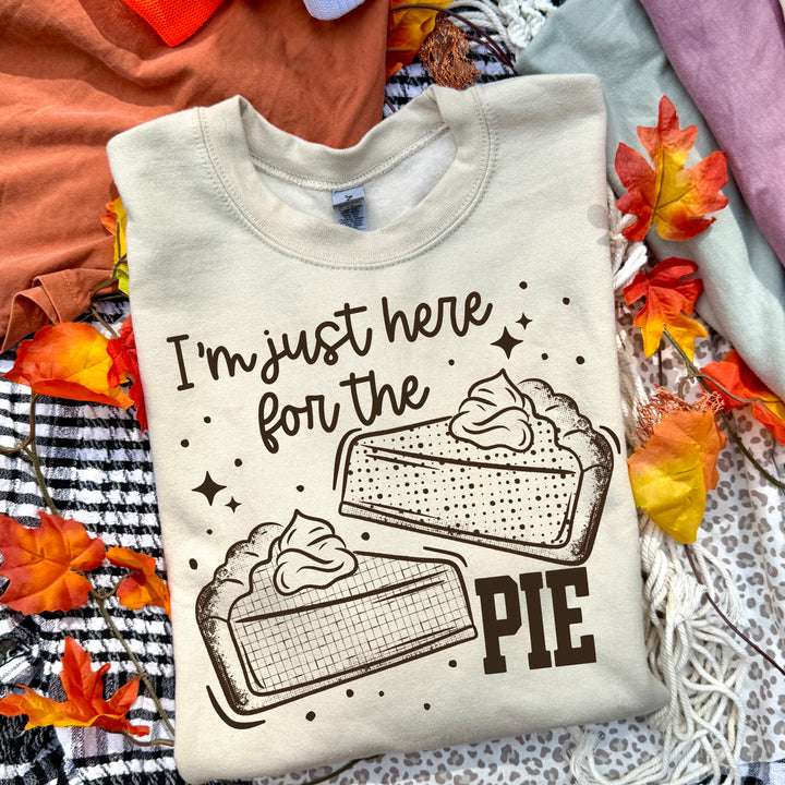 Here for the Pie (Brown) DTF Transfer