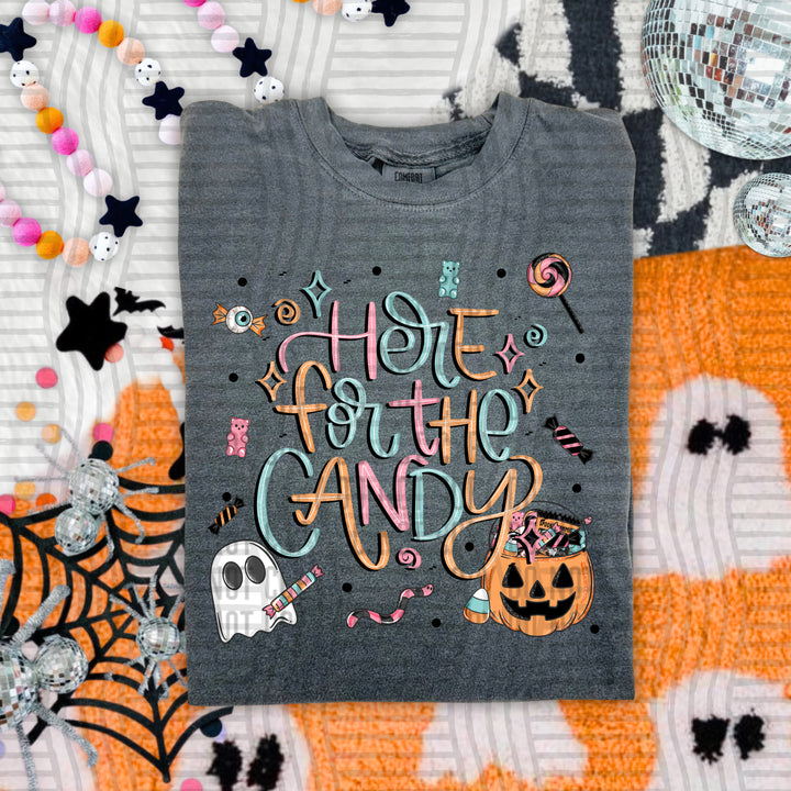 Here For The Candy – DTF Transfer