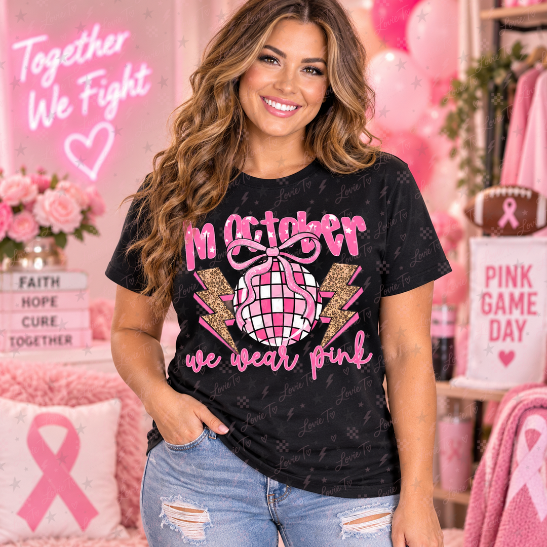 In October We Wear Pink completed tee