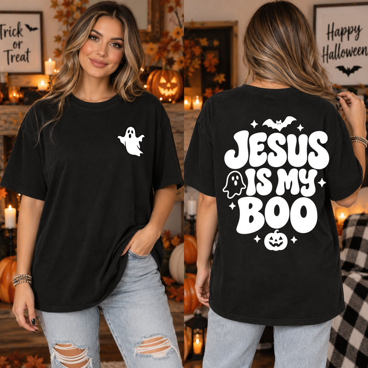 Pocket Ghost Halloween DTF transfer mockup