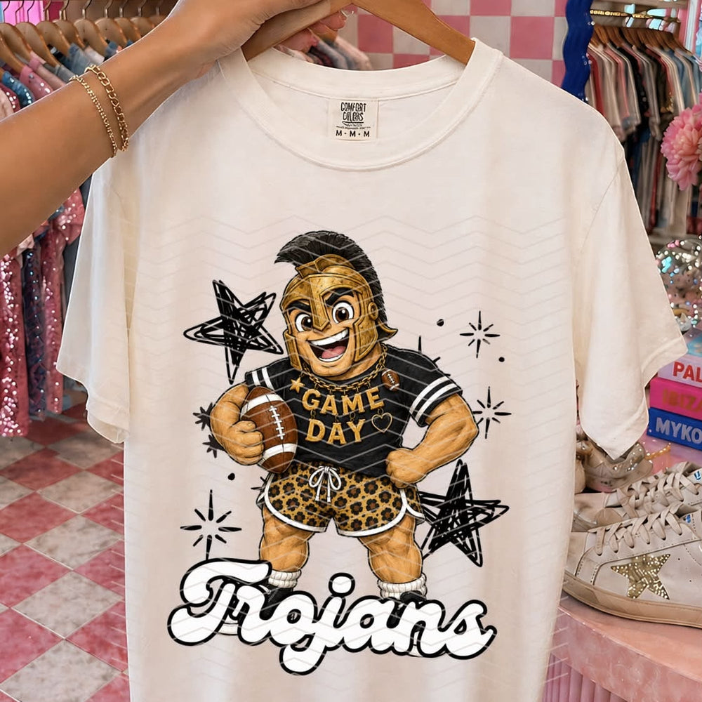 Kinda Chic Mascot Game Day DTF mockup