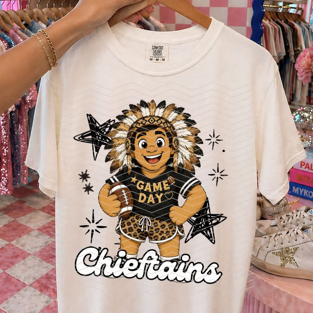 Kinda Chic Mascot Game Day DTF mockup
