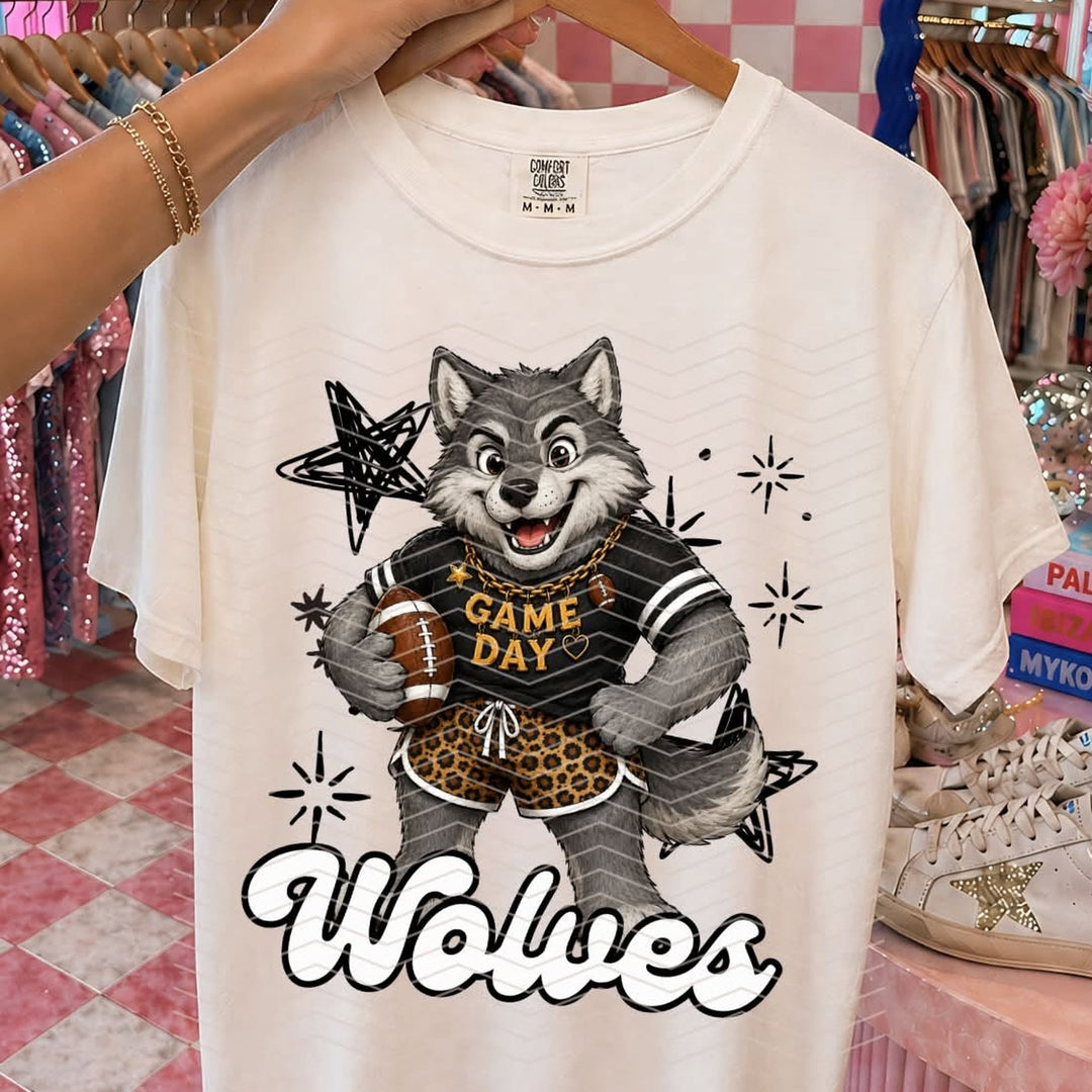 Kinda Chic Mascot Game Day DTF mockup