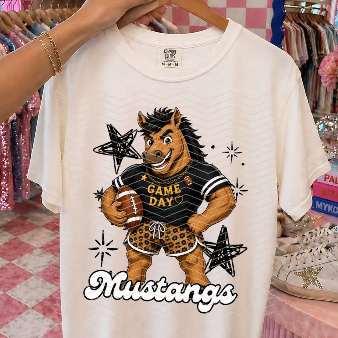 Kinda Chic Mascot Game Day tee mockup