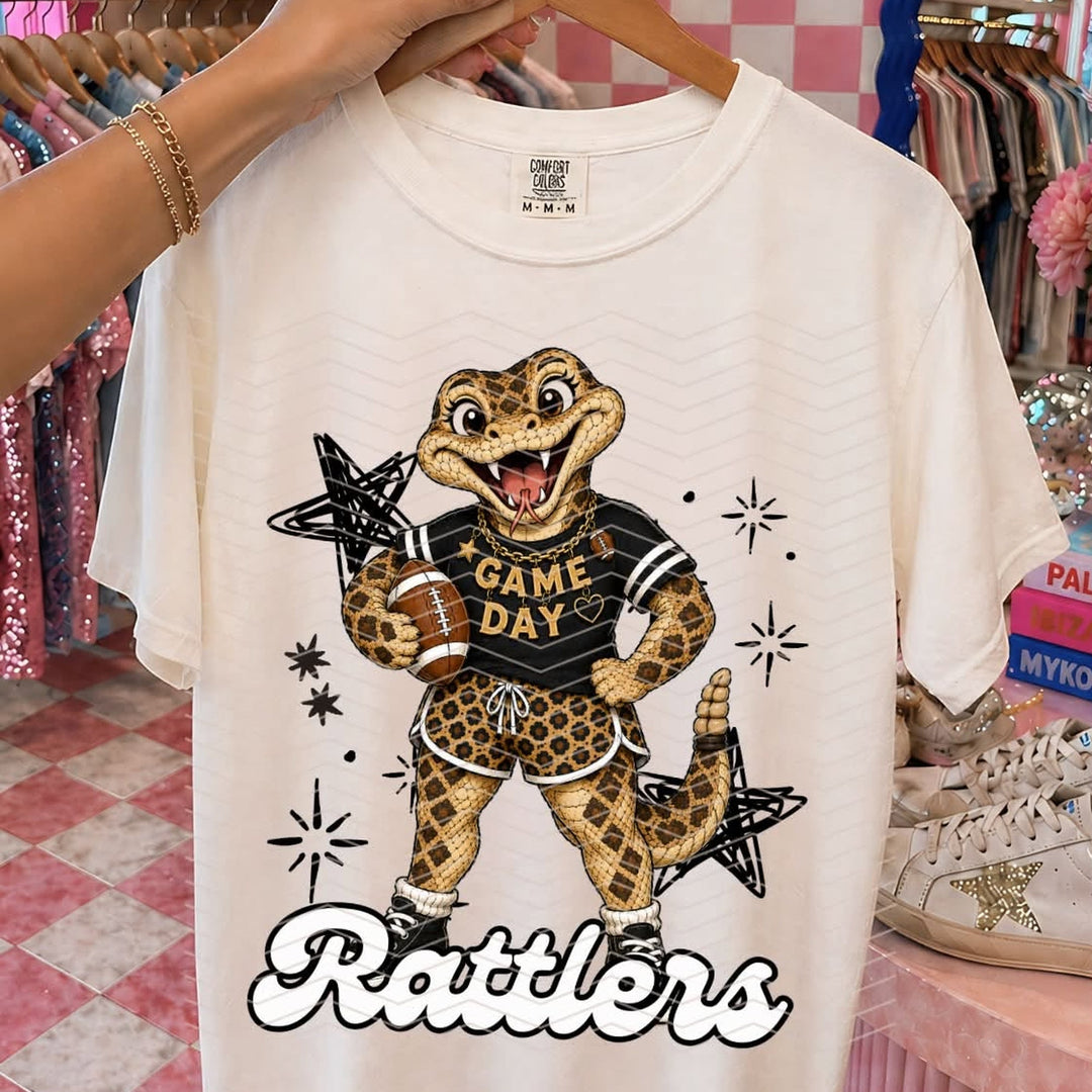 Kinda Chic Mascot Game Day tee mockup