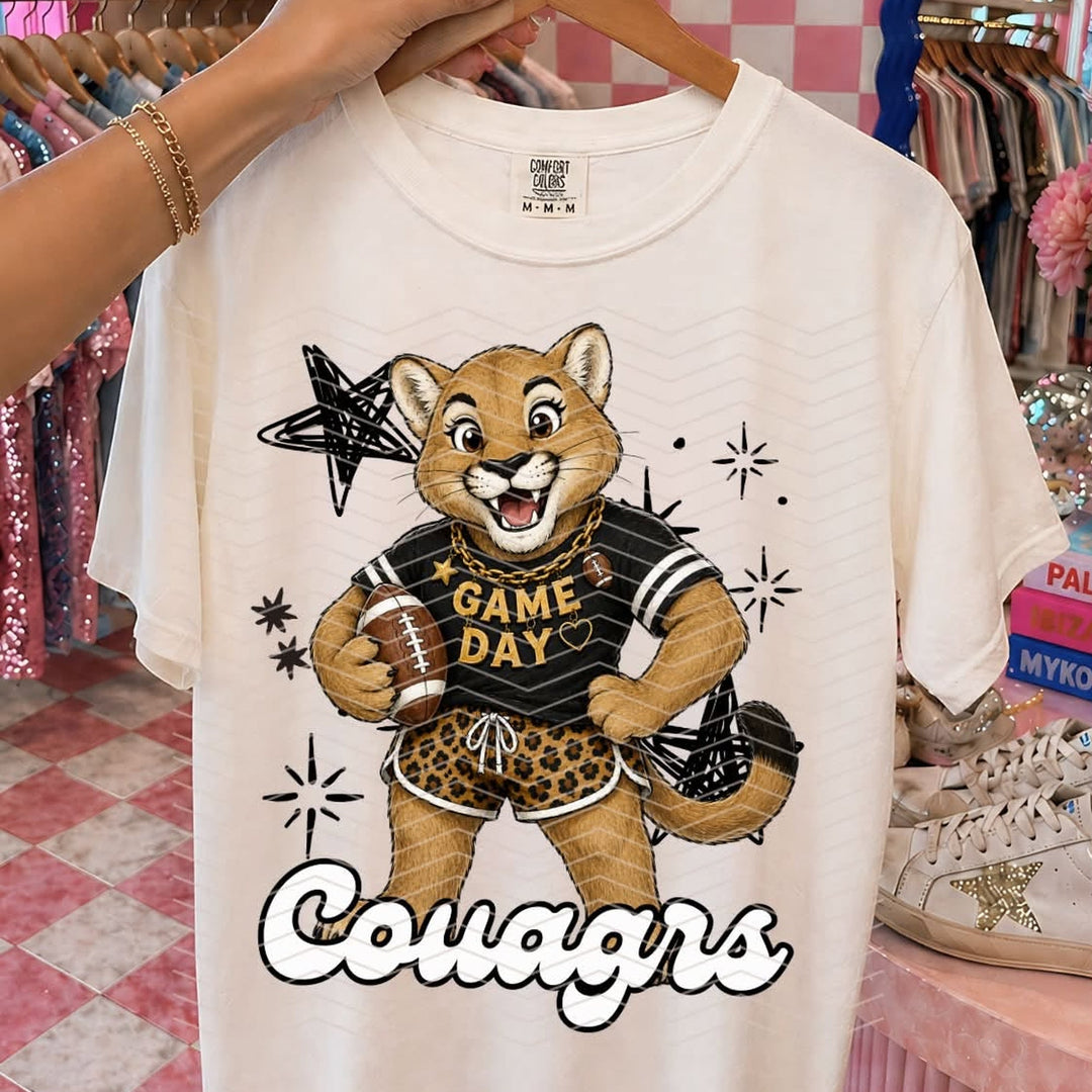 Kinda Chic Mascot Game Day DTF mockup
