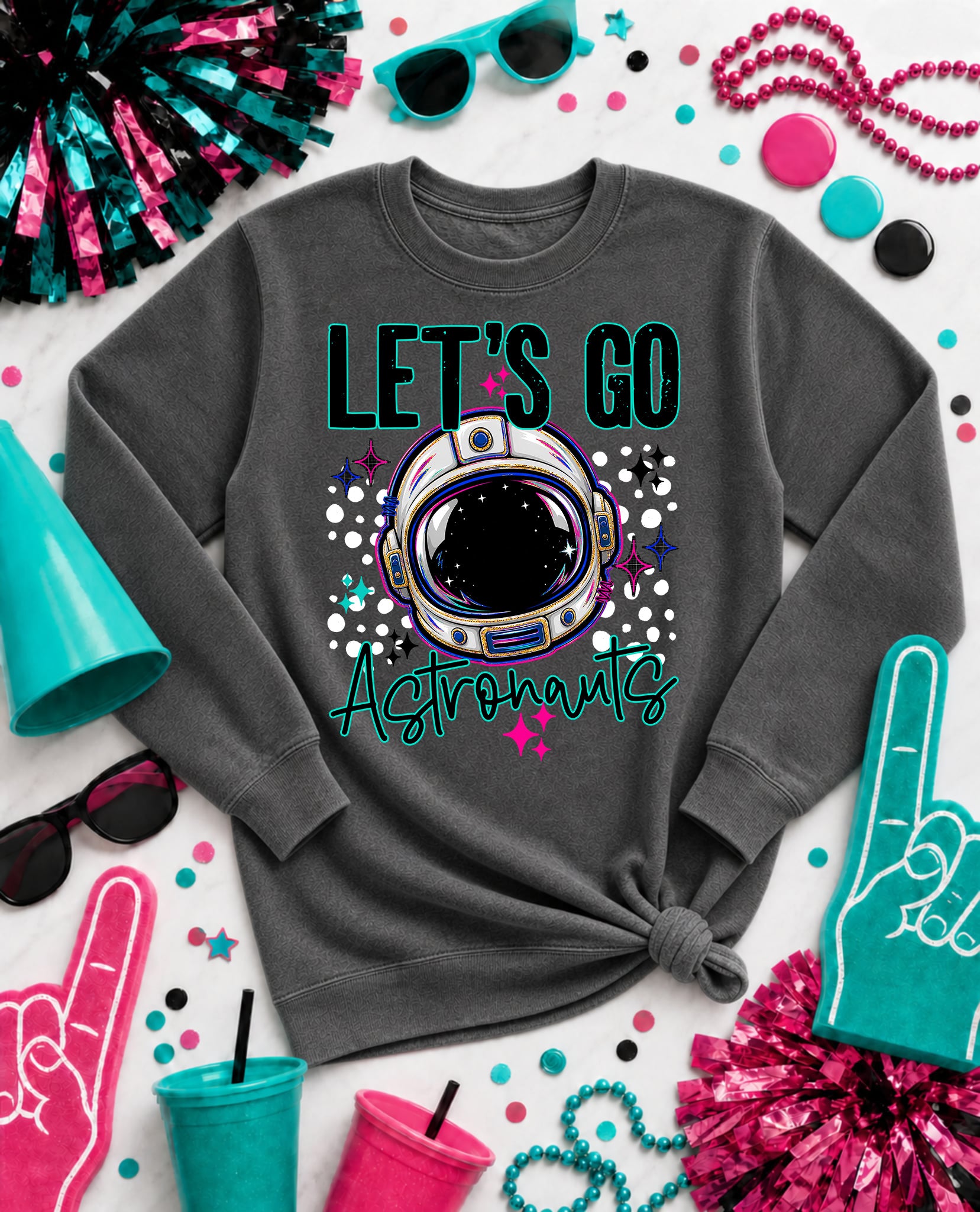 Let's Go Mascots Astronauts mockup