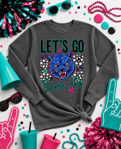Let's Go Mascots Bluecats mockup