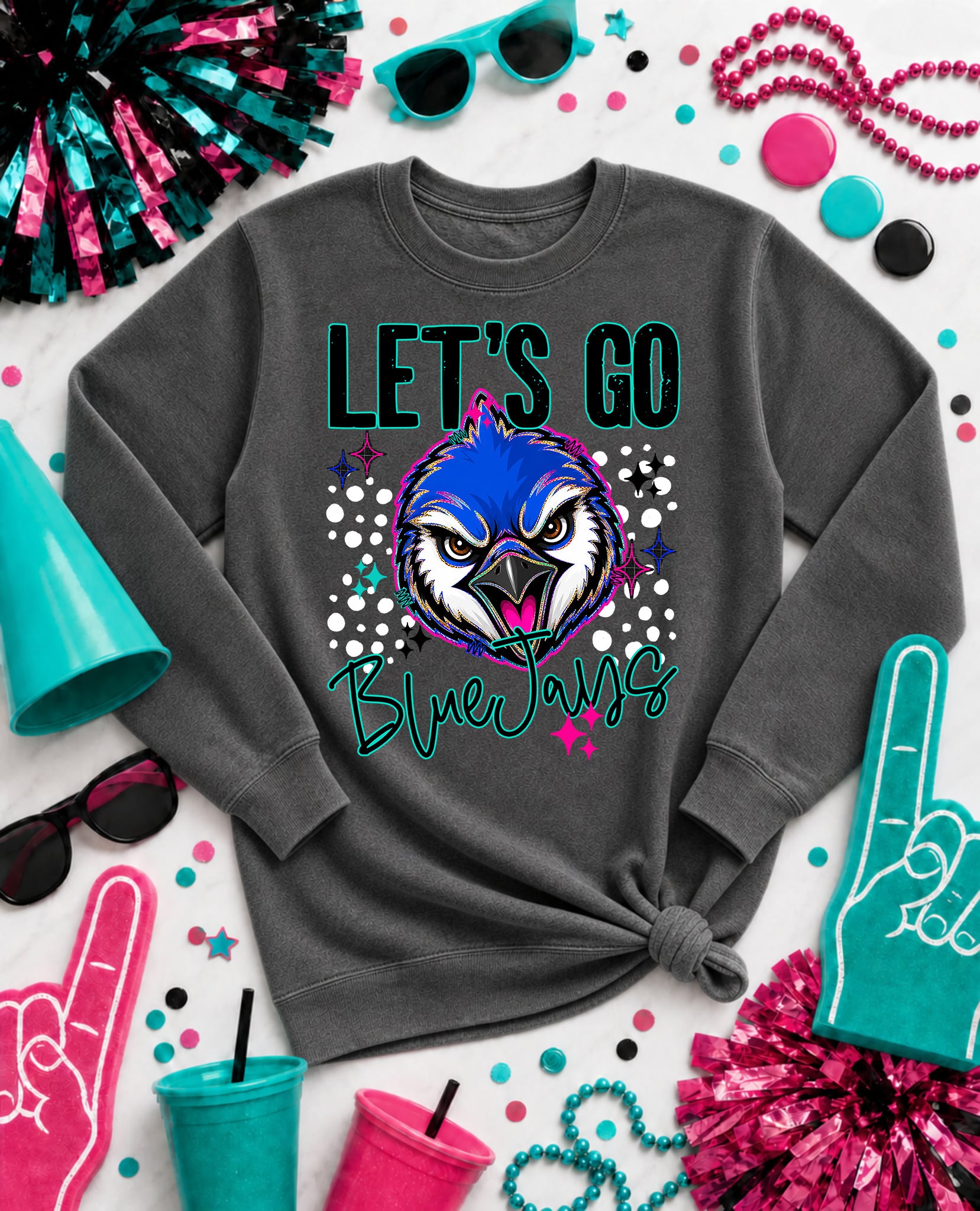 Let's Go Mascots Bluejays 2 mockup